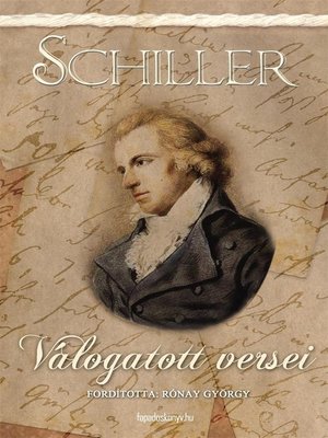 cover image of Schiller válogatott versei